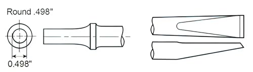 Air Chisel Rivet Cutter .75 coupe nette des fixations sur Cp717 - 3