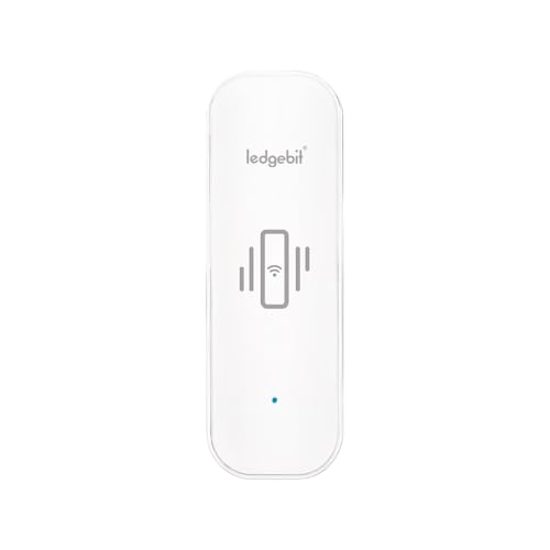 Image of Ledgebit Smart Zigbee Vibration Sensor | Silent Security Alarm | Control via Smart Life App | Zigbee Bridge-Hub Required
