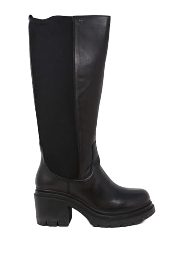 Bottes femme noir 2327036 001 en cuir synthétique chic à talon bloc