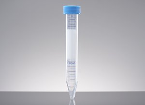 CORNING - Falcon 15mL High Clarity PP Centrifuge Tube, Con Bot, w/Dome Seal Screw Cap, Str, CS500