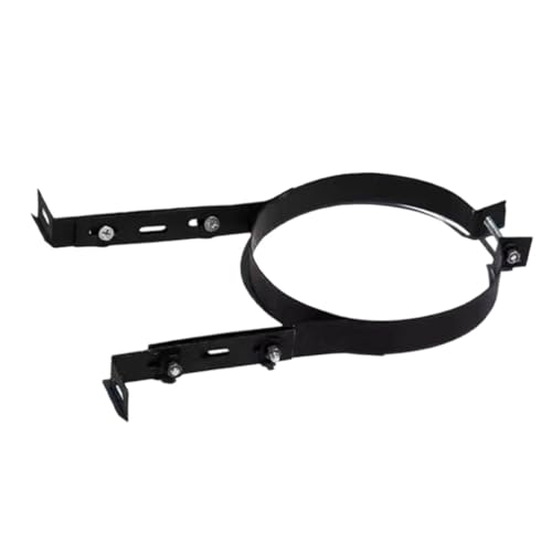 Folpus Soporte para Tubo de Chimenea, Colgador de Tubo de Estufa, Abrazadera para Revestimiento de Humos, Fácil de Instalar, Resistente, Abrazadera Portátil para Conducto de Chimenea, 120mm