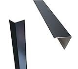 Aluwinkel anthrazitgrau Ral7016 Alu Kantenschutz anthrazit grau, 3fach gekantet, außen beschichtet 0,8mm stark (Länge: 1500 mm, Schenkel: 30x30 mm) Winkelprofil grau