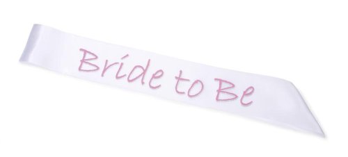 Bride To Be Sash with Pink Letters