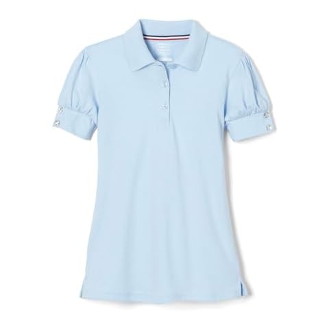 French Toast Girls' Light Blue Polo Shirt Cover