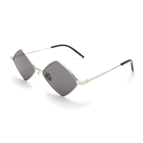 Lunettes de soleil rétro en métal UV400 unisexes pour un style quotidien élégant