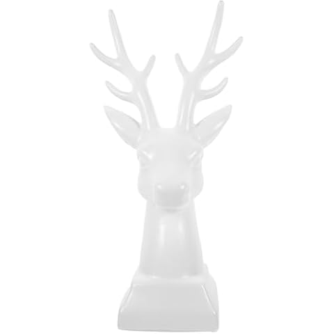 BESPORTBLE Ceramic Deer Head Ornament Cover