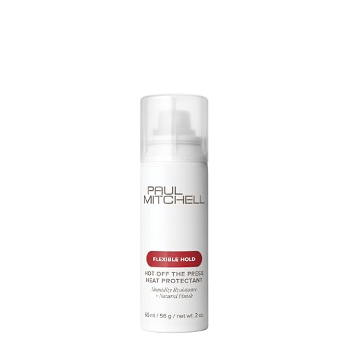 Paul Mitchell Hot Off The Press Heat Protectant, Humidity Resistance, Flexible Hold + Natural...