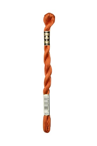 Hilo de algodón perla DMC 115 Copper tamaño 5 miniatura 1