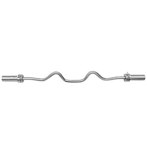 Bar for Weightlifting and Weight Training, 176LB Capacity and (2-Inch), 4-Foot Curl Barbell Monkey Feet Weight Lifting