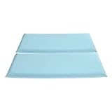 JUMPLAWN 2個 防撞ソフト壁パッド ベビー用粘着式衝突防止パネル 部屋用壁保護シール 柔らかい素材 幼児寝室装飾用