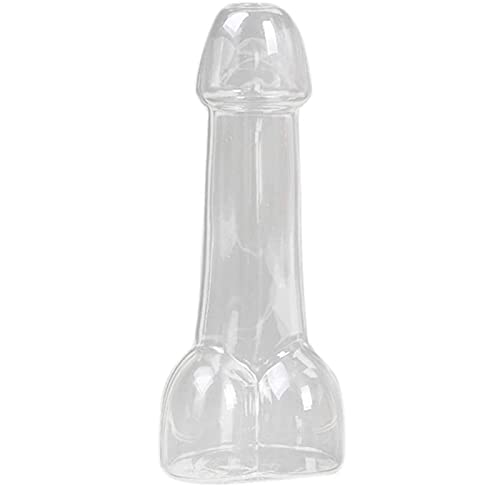 QIUhhpuy Verres à Vin Cadeau Drole Rigolo Transparents Sexy Carafe Humour Femme pour Vin Bière Cocktail Whisky Transparents pour Décoration De Bar Jus de...