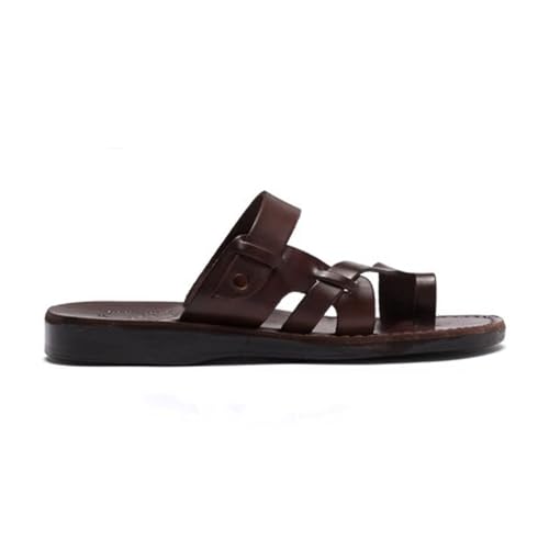 Jabin - Leather Toe Loop Sandal - Mens Sandals4