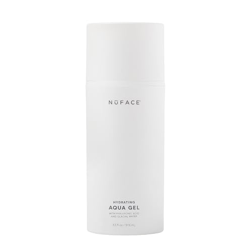 NuFACE Aqua Gel Activator - Gel conductor y activador - con IonPlex y ácido hialurónico - optimiza los tratamientos de microcorriente con el dispositivo NuFACE Microcurrent (98 ml)