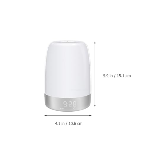 Réveil LED à luminosité réglable et veilleuse tactile UKCOCO - 3