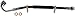 Dorman H621790 Rear Driver Side Brake Hydraulic Hose Compatible with Select Models