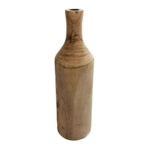Holz Vase XXL Flasche - 46 cm Cover