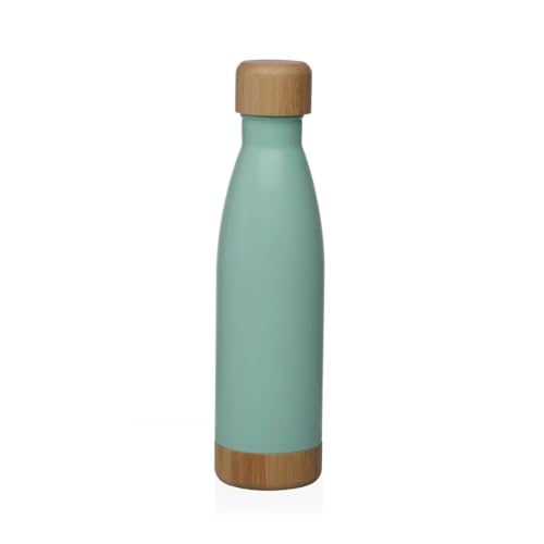 Botella de Agua Versa Verde Acero 500 ml 7 x 27 x 7 cm - Marca: Versa - EAN: 8420327553508
