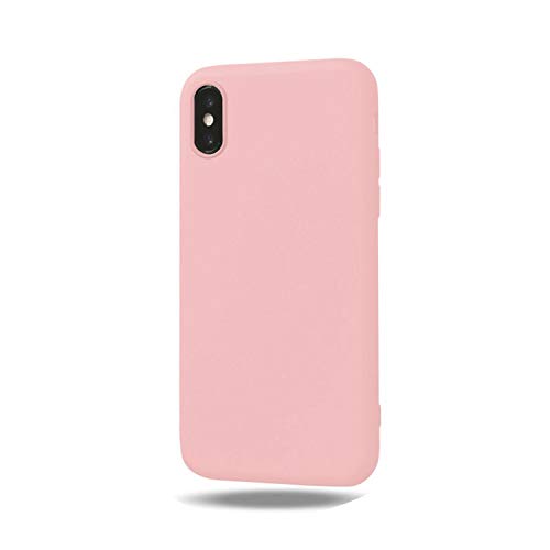 Solid Color Matte Silicone Case for iPhone 7 8 Plus XR Xs Max
