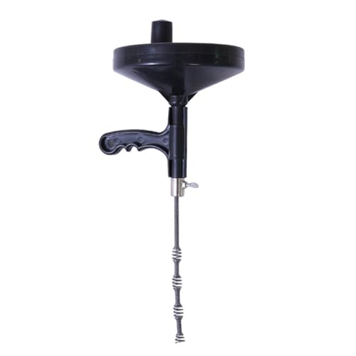 Cpolebev Barrena de Drenaje de Serpiente de PlomeríA, Removedor Obstrucciones de TuberíAs de Alta Resistencia con Guantes, Para Limpiador de Drenaje de Serpiente de BañO, Cocina e Inodoro