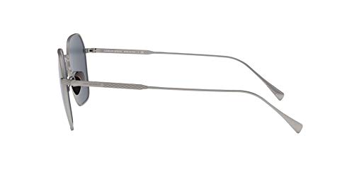 GIORGIO ARMANI Man Sunglasses Matte Gunmetal Frame, Grey Lenses, 53MM2