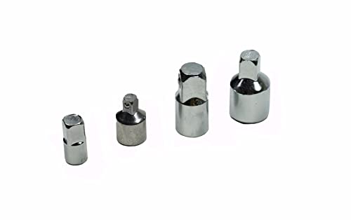 Ratchet Socket Adapter Reducer/Converter Set Tool Kit 1/4" 3/8" 1/2" 4 Pieces