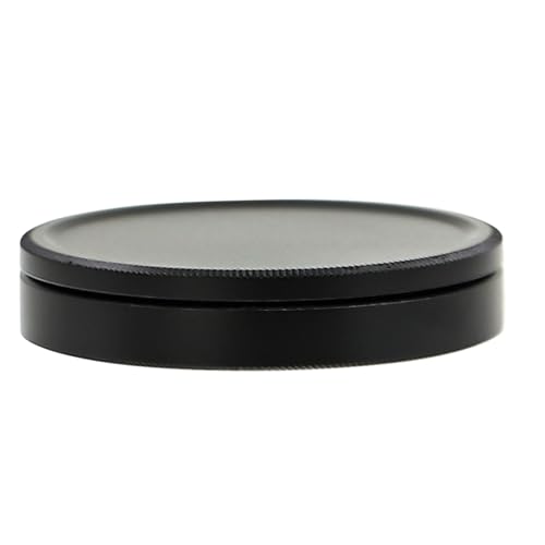 LingoFoto 34/37/39/40.5/43/46/49/52/58/62/67/72/77/82/95mm Lens Filter Stack Cap Metal Screw-in Filter Stack Storage Case Lens Filter Case Storage Box Lens Filter Protector Stack Cap Set (34mm)