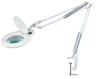 LAFAYETTE MAGNIFICATORE Lente di ingrandimento da 5 diottrie con luce LED