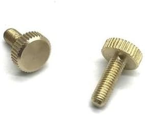 15pcs M3*4mm brass screw 9mm*3mm head bolt knob screws hand twist bolts flat rotating nail rotated nails