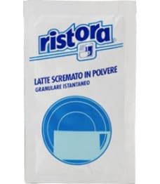 200 Bustine Ristora Latte Scremato Granulare - Solubile Istantaneo Monodose da 2 g - Prodotto Senza Glutine -