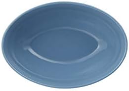 Le Creuset Oval Serving Bowl, 6.7 inches (17 cm), Marine Blue, Heat Resistant, Cold Resistant, Microwave and Oven Safe