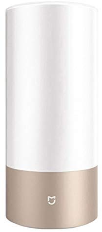 WANFEI Lamparas de Mesa Regulable, Mijia 10W 1700K-6500K USB Regulable 16 Million Color Variable LED Beside Lamp Lámpara de Cabecera Niños,WiFi & Bluetooth Control,Compatible with Alexa Google Home Cover