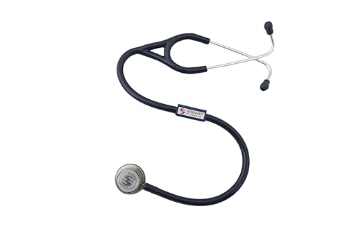 Image of THROB-SS|| VERSATILE ADULT AND PAEDIATRIC 2-SIDED CHEST PIECE|| ANODIZED ALUMINIUM HEADSET WITH COMFORTABLY ANGLED (Blue)