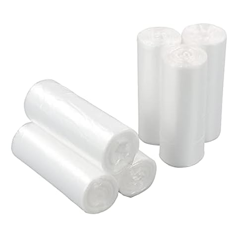 Vcansay Bin Liners 5 L Transparent 150 Bags / 6 Rolls Cover