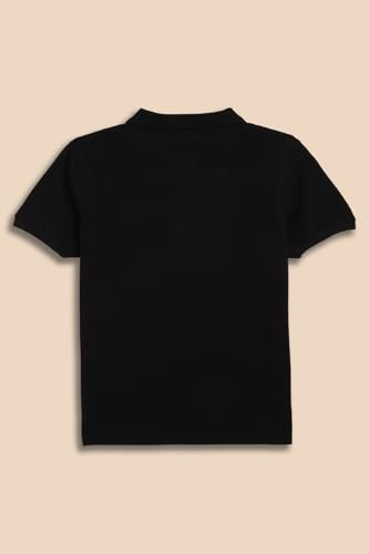 Image of Allen Solly Boys' Pique Polo T-Shirt | Solid | Soft Cotton Pique | Regular Fit | School & Smart Casual Wear