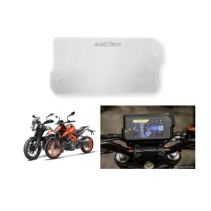 Mototrendz Acrylic Speedometer Protector for KTM Duke 390 | 3 mm Thick | Clear White | Made in India