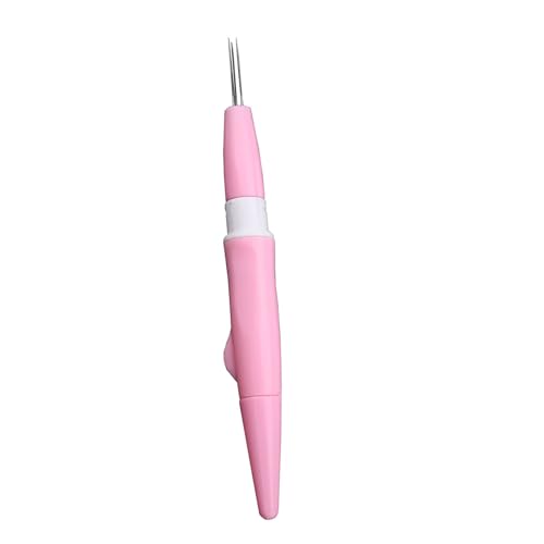 Kit de Aguja de Bordado, Ideal para Artesanía de Bricolaje, Decorar Ropa y Textiles, Ideal para los Amantes de las Costuras de Bordado (BLUE) (Rosado)