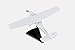 Daron Worldwide Trading Postage Stamp PS5603-2 Cessna 172 SkyHawk 1:87 Diecast Display Model, White