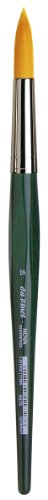 Image of da Vinci Watercolor Series 5570 CosmoTop Nova Paint Brush, Round Synthetic with Short Green Handle, Size 18