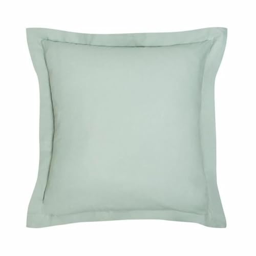 TODAY Taie d'oreiller Essential - 63 x 63+5 cm - 100% Coton uni - Celadon