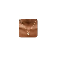 Gold Diamond Heart Necklace