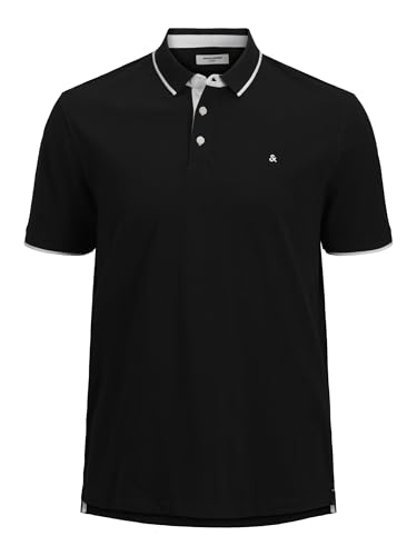 JACK & JONES Male Poloshirt Plus Size Einfarbig Poloshirt