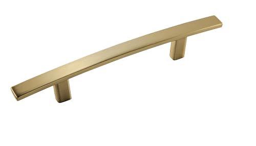 Amerock Cyprus 3-3/4 inch (96mm) Center-to-Center Golden Champagne Cabinet Pull - 25 Pack