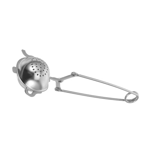 SECFOU Stainless Steel Tea Clip Teapot-Shaped Infuser Loose Leaf Tea Strainer Sifter Clip Spoon for Home Office