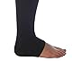 CzSalus Lange Strumpfhose, schlank machende Kompressions-Leggings (25-30 mmHg) Unterstützung Lipödem-Lymphödem POTS (Schwarz, XL)