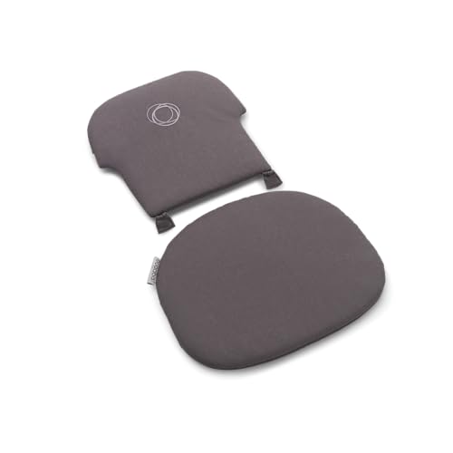 Bugaboo Giraffe Baby Set Pillow Insert and Cushion, Padded Backrest & Seat, Water-Repellent, Machine Washable Accessory for Bugaboo Giraffe High Chair, Stormy Grey