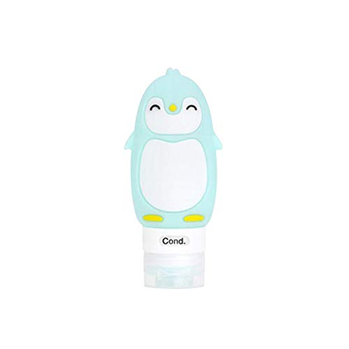 TiranranRT Organizadores del hogar Botella con forma linda Embalaje de viaje Botella vacía Relleno de silicona multicolor