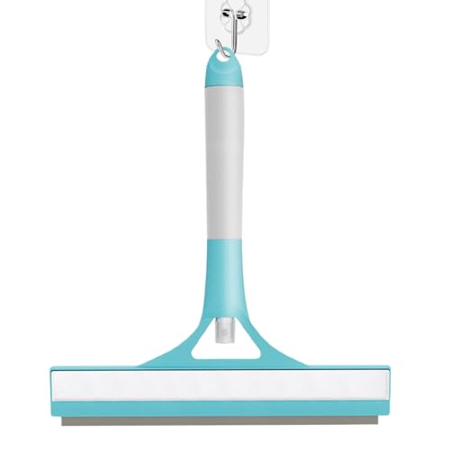 Escobilla de goma para limpieza de ventanas, escobilla de baño de limpieza de vidrio, escobilla de cristal de ducha, limpiador eficaz de ventanas de espejo para baños, espejos