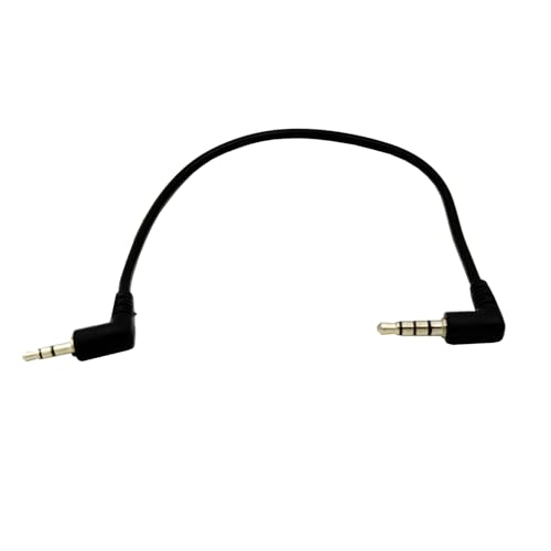 Cable de audio estéreo 2.5mm a 3.5mm 10 pulgadas, 2 unidades miniatura 4