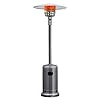 Tangkula 50000 btu propane outdoor heater patio heater with stainless steel burner tip over protection csa certificated wheels outdoor heaters for patio commercial and residential grey  urban country home decor