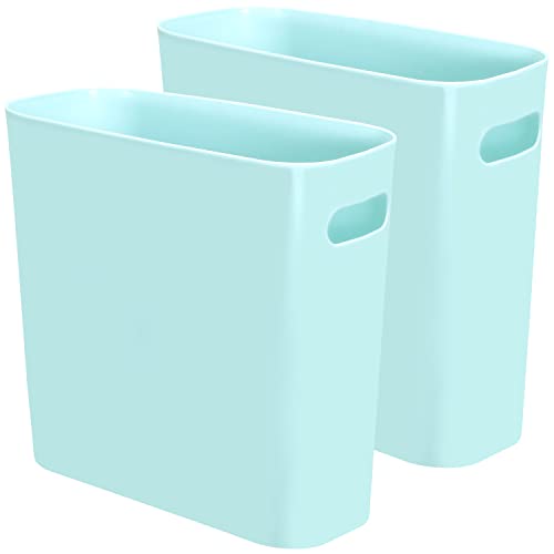 Caneca de Basura Plástica 1.5 Galones 2 Pack Mint